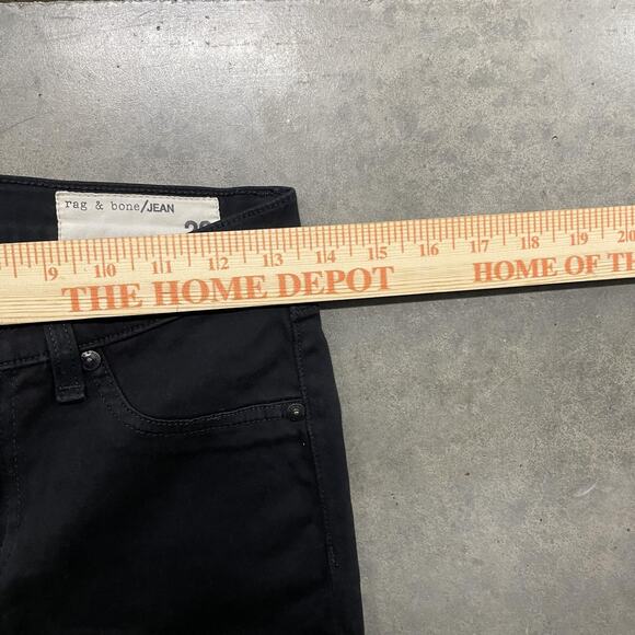 rag & bone/JEAN Jeans Womens 26 Black Plush Skinny Legging Cut 6594 W1800163 - Picture 2 of 8